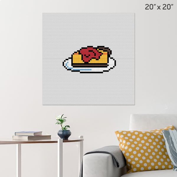 Cheesecake Brick Poster