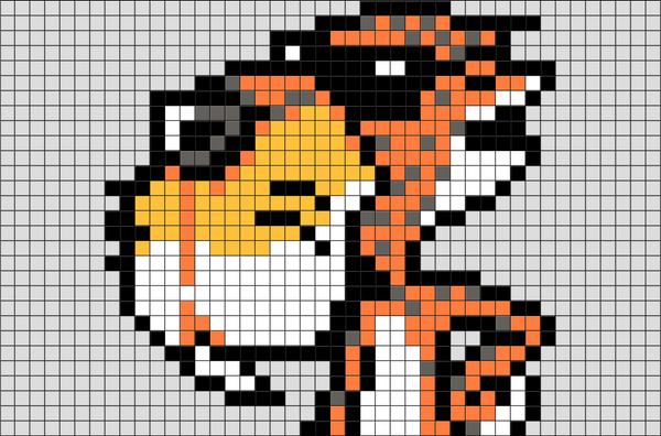 Cheetos Chester Pixel Art