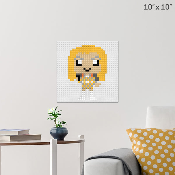Cher Brick Poster