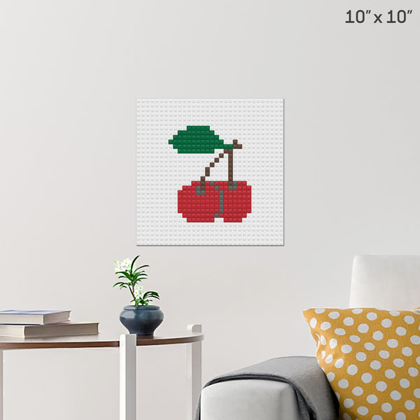 Cherry Brick Poster
