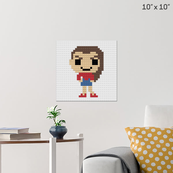 Cheryl Marjorie Blossom Brick Poster