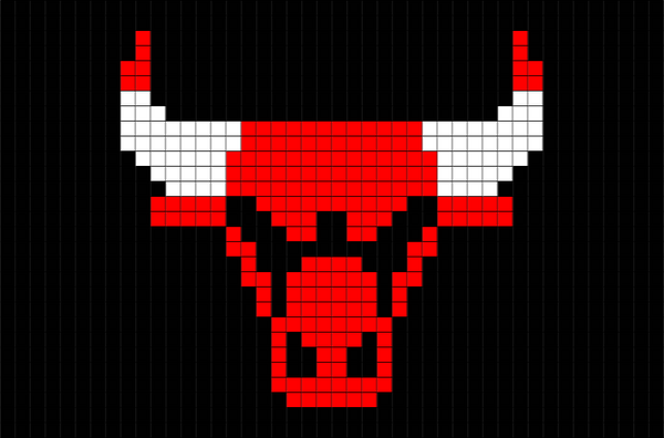 Chicago Bulls Pixel Art