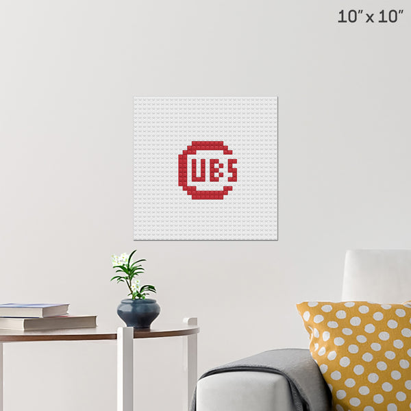 Chicago Cubs Brick Poster