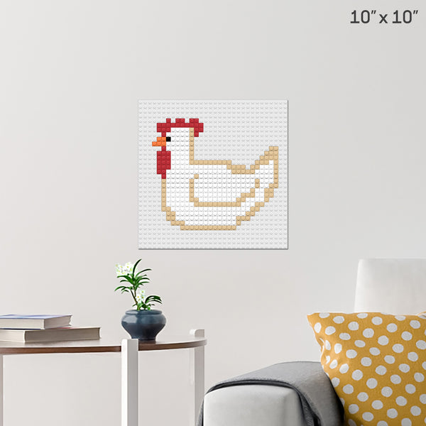 Chicken Brick Poster