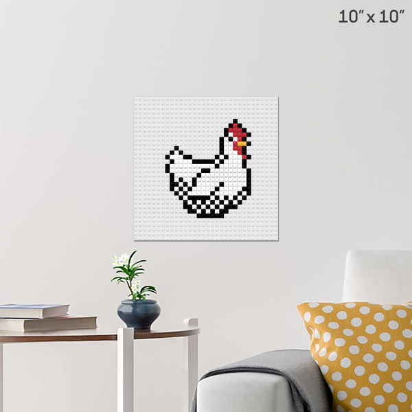 Chicken Brick Poster