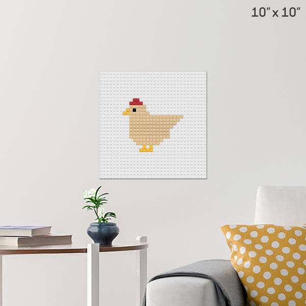 chicken Brick Poster