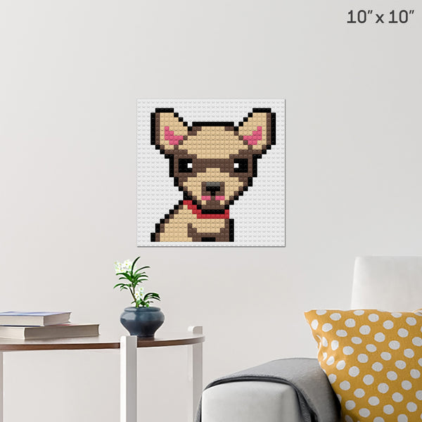 Chihuahua Brick Poster