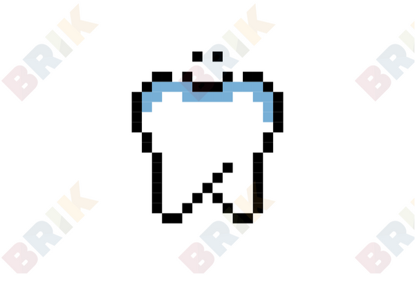 Children's Dental Health Month Pixel Art