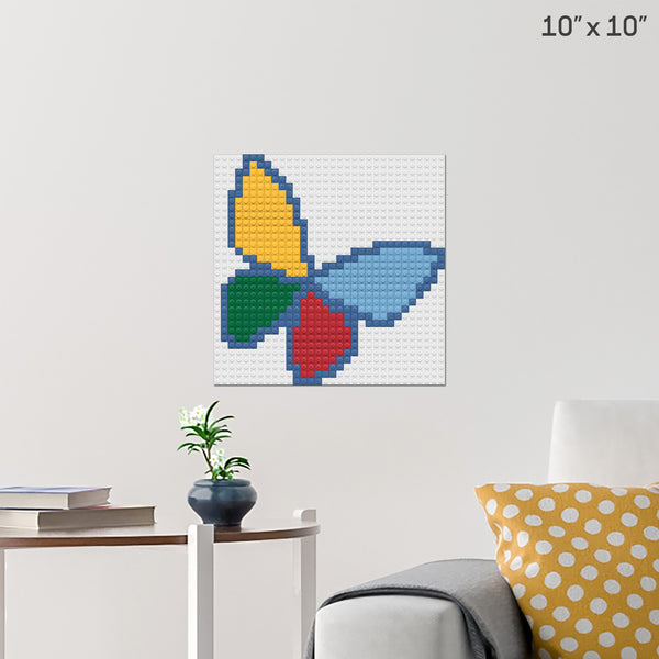 Children's Hospital Los Angeles Butterfly Brick Poster