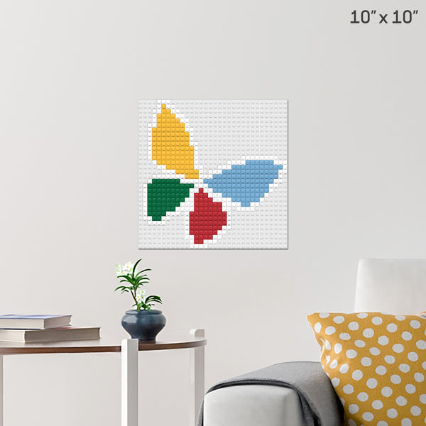 Children's Hospital Los Angeles Butterfly Brick Poster