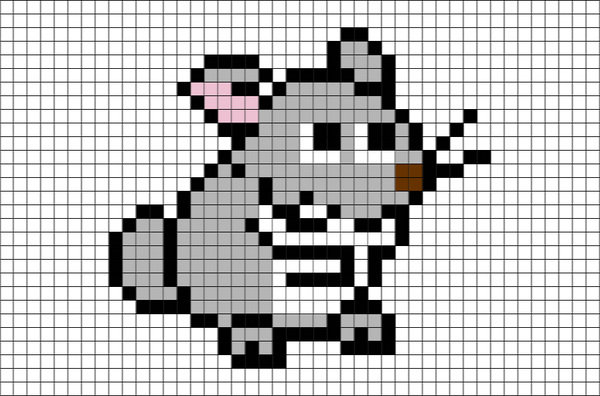 Chinchilla Pixel Art