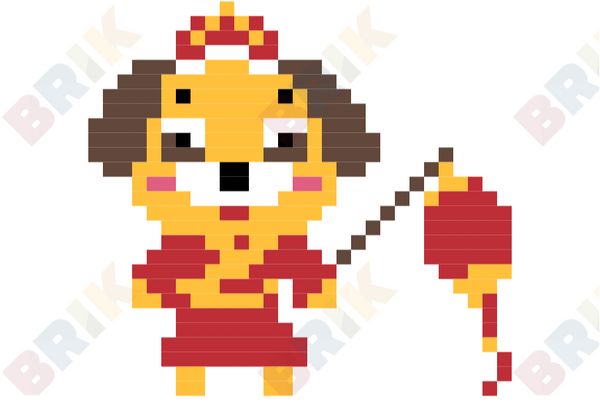 Chinese New Year Pixel Art