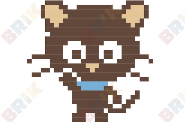 Chococat Pixel Art