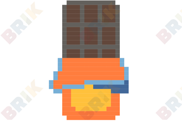 Chocolate Bar Pixel Art