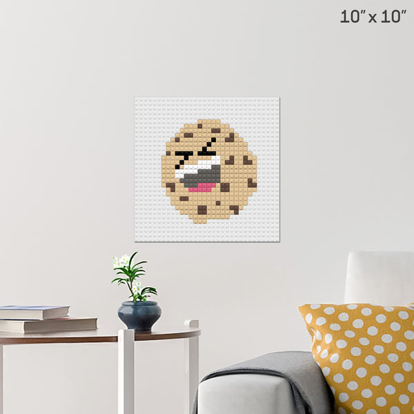 Chocolate Chip Cookie Brick Poster