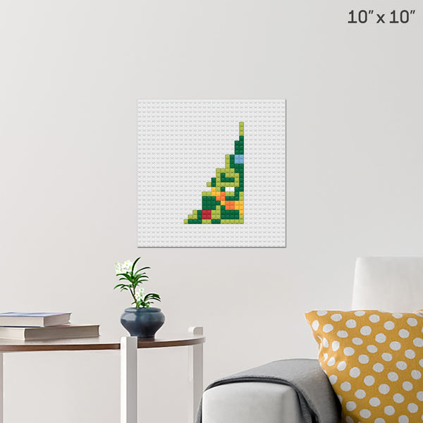 Christmas Tree Part 1 Brick Poster