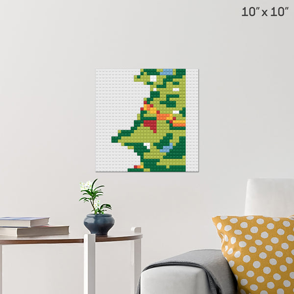 Christmas Tree Part 3 Brick Poster