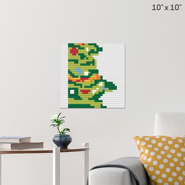 Christmas Tree Part 4 Brick Poster