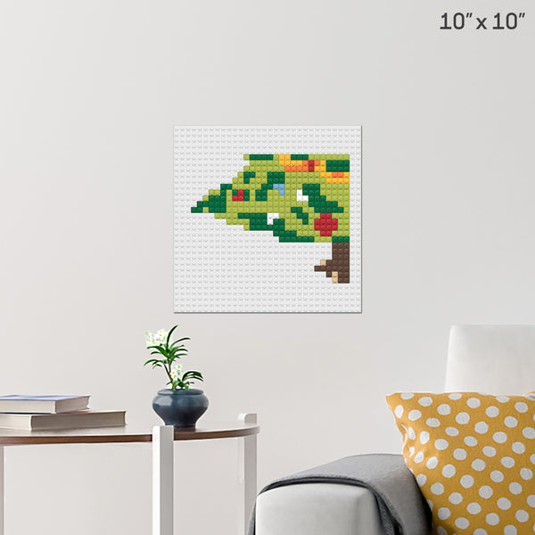 Christmas Tree Part 5 Brick Poster