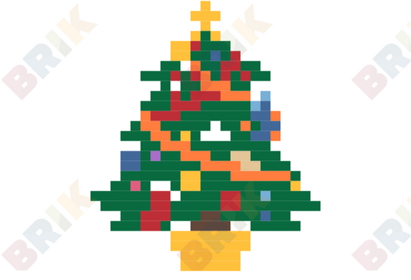 Christmas Tree Pixel Art