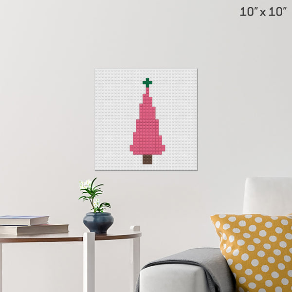 Christmas Tree Brick Poster