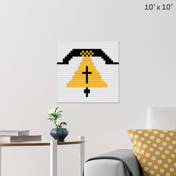 Church bell by M teel Brick Poster