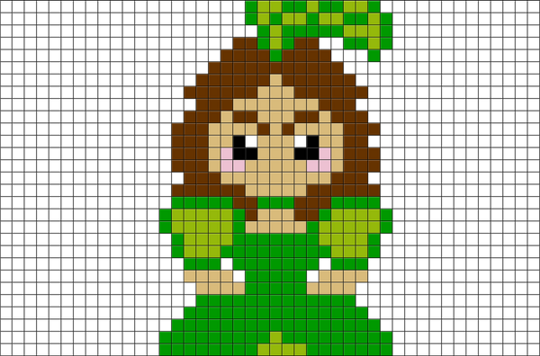 Cinderella Drizella Pixel Art