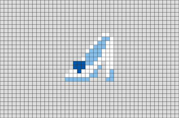Cinderella Glass Slippers Pixel Art