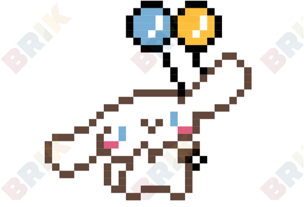 Cinnamoroll Pixel Art
