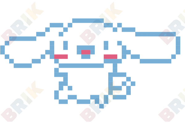 Cinnamoroll Pixel Art