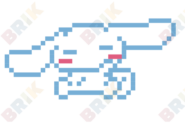 Cinnamoroll Pixel Art