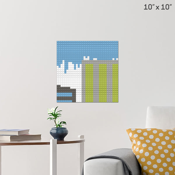 City 2 Brick Poster