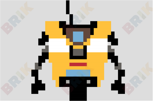 Claptrap Pixel Art
