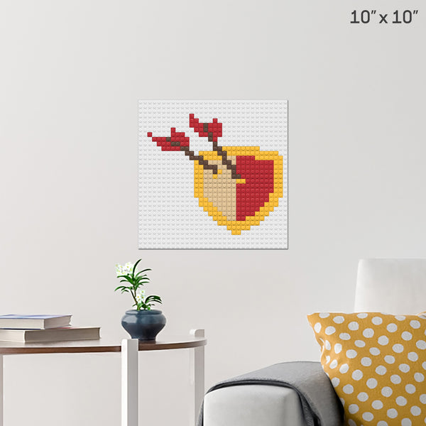 Clash of Clans Brick Poster