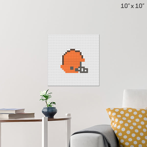 Cleveland Browns Brick Poster