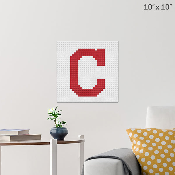 Cleveland Indians Brick Poster