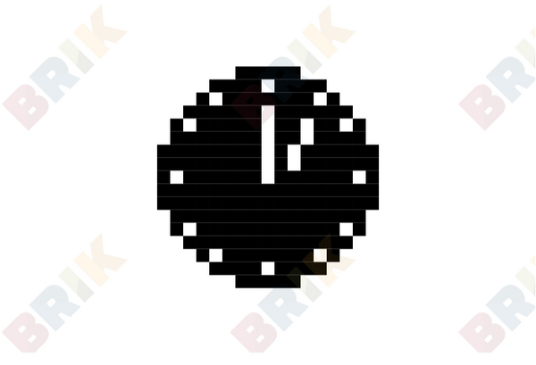 Clock Pixel Art