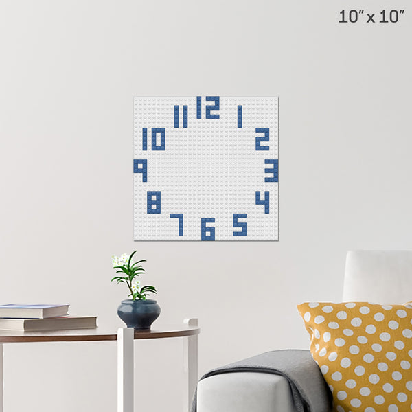 Clock Brick Poster