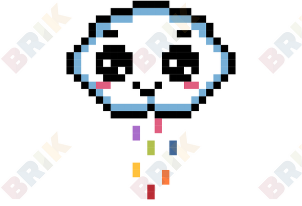 Cloud Pixel Art