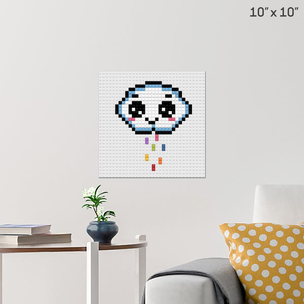 Cloud Brick Poster