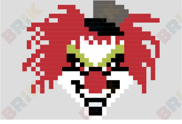 Clown Pixel Art