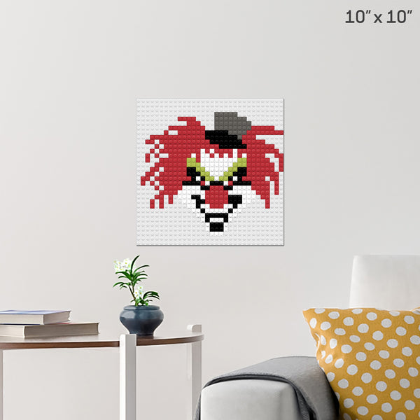 Clown Brick Poster