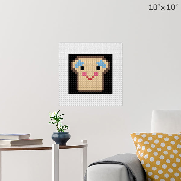 clownbred Brick Poster