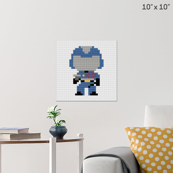 Cobra Commander Brick Poster