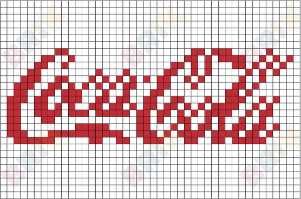 Coca-Cola Pixel Art