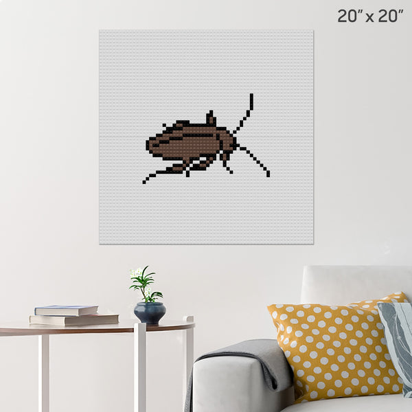 Cockroach Brick Poster
