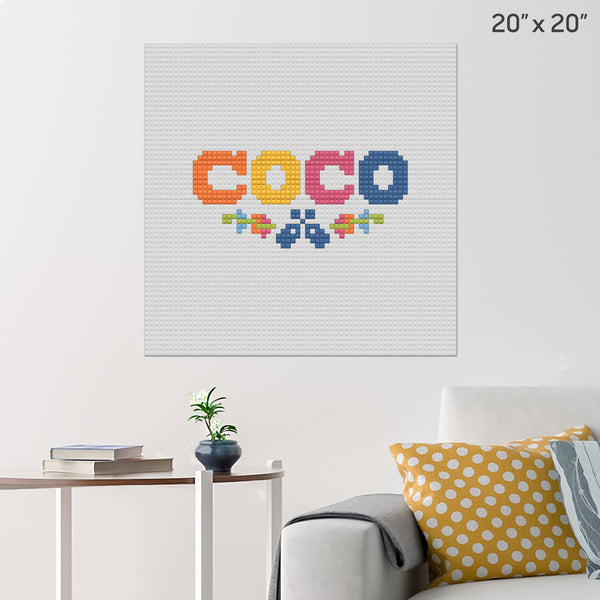 Coco Brick Poster