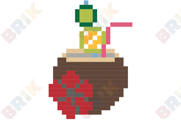 Coconut Pixel Art