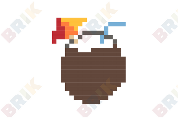 Coconut Pixel Art