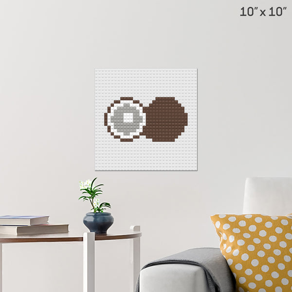 Coconut Brick Poster